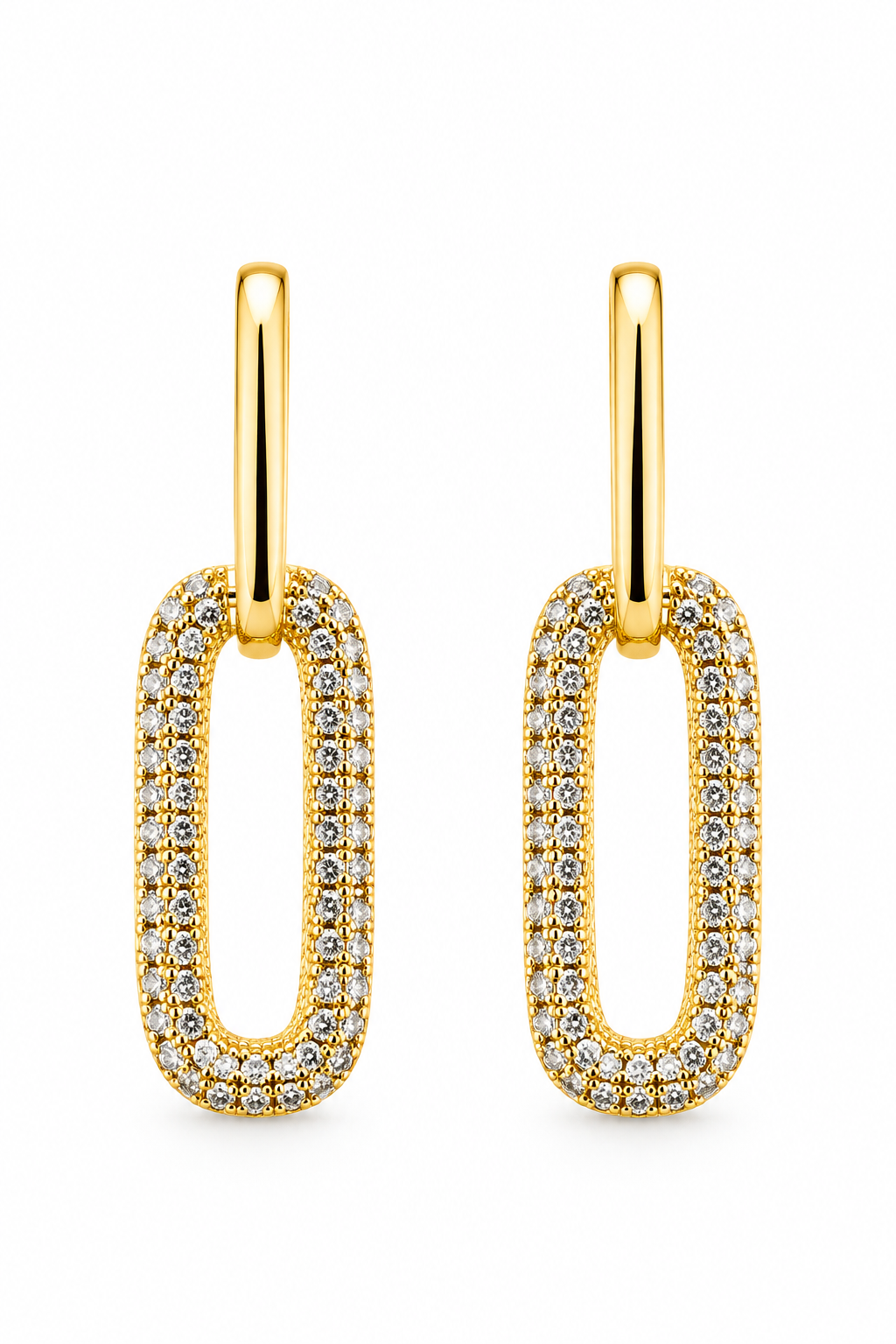 Aretes eslabones